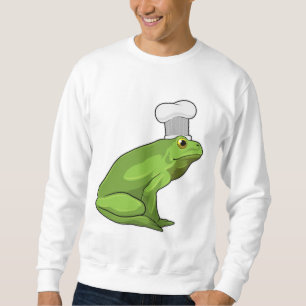 Frog as Cook with Chef hat Sweatshirt