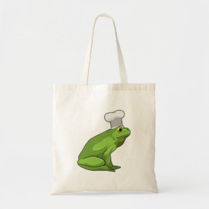 Frog as Cook with Chef hat Tote Bag