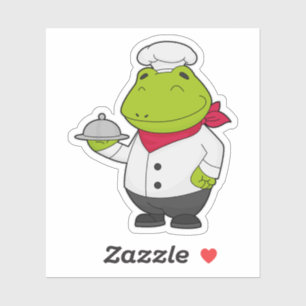 Frog as Cook with Platter