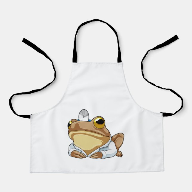 Frog as Doctor with Doctor's coat Apron (Front)