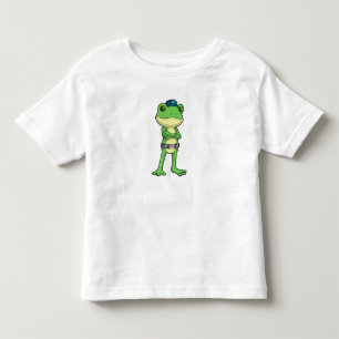 Frog as Police officer with Police hat Toddler T-shirt