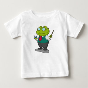 Frog as Teacher with Book Baby T-Shirt