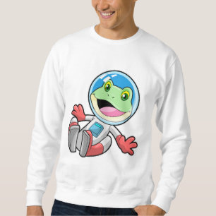 Frog Astronaut Costume Space Sweatshirt