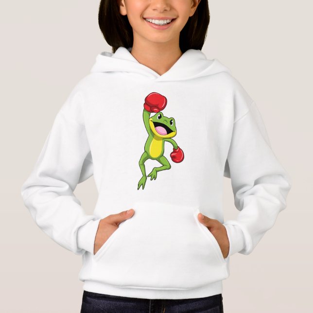 Frog at Boxing with Boxing gloves (Front)