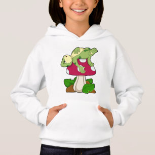 Frog at Sleeping with Mushroom