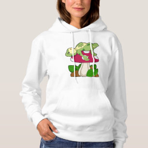 Frog at Sleeping with Mushroom Hoodie