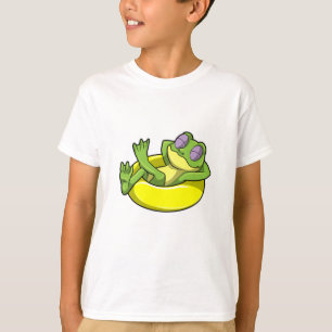Frog at Swimming with Swim ring T-Shirt