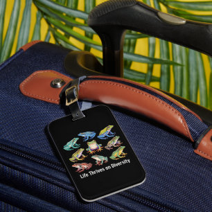 Frog Autism Neurodiversity is Necessary SPED  Luggage Tag