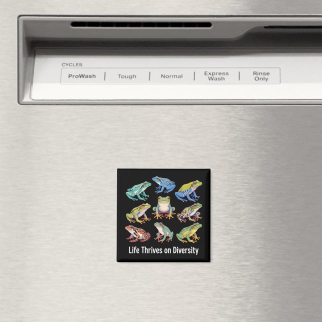 Frog Autism Neurodiversity is Necessary SPED  Magnet (In Situ (Dishwasher))
