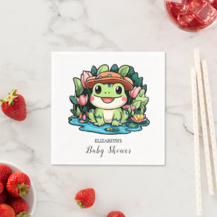 Frog Baby Shower Napkin