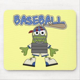 Frog Baseball - Catcher Tshirts and Gifts Mouse Pad