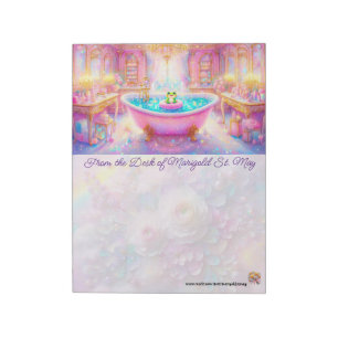 Frog Bathtub Notepad