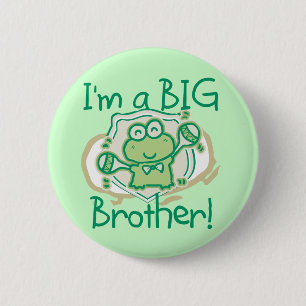Frog Big Brother 2 Inch Round Button