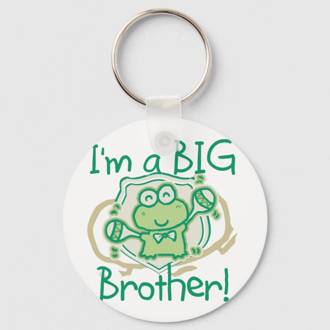Frog Big Brother Keychain (Front)