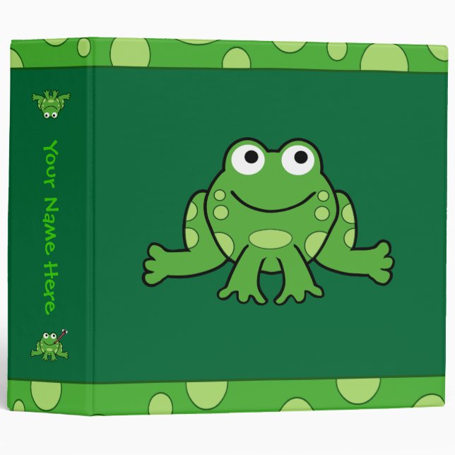 Frog Binder (Front/Spine)