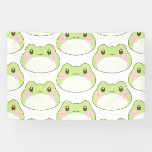 Frog Birthday Kids Art Banner