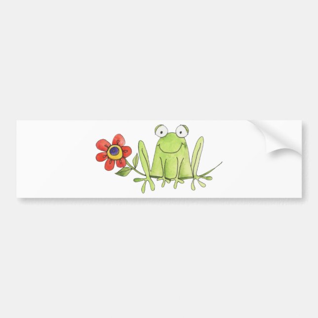 Frog Bumper Sticker (Front)