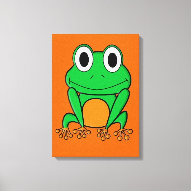 Frog Canvas Print (Front)