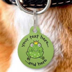 Frog Cartoon Pet Tag