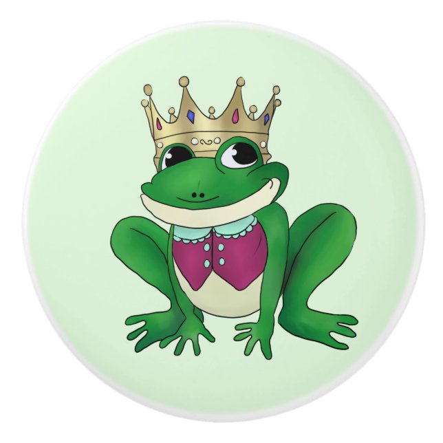frog ceramic knob (Front)