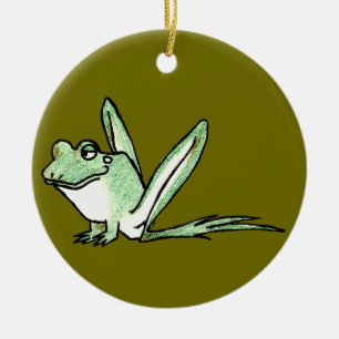 Frog Ceramic Ornament