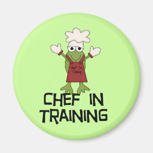 Frog Chef in Training Tshirts and Gifts Magnet