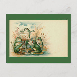 "Frog Chorus" Postcard