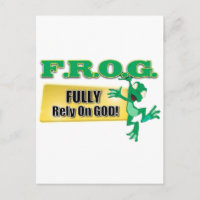 FROG CHRISTIAN ACRONYM FULLY RELY ON GOD