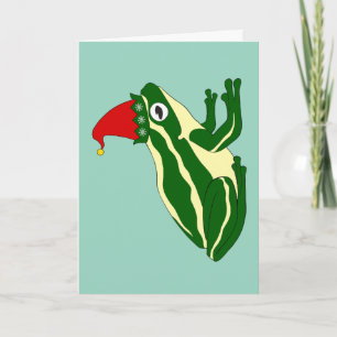 Frog Christmas Card