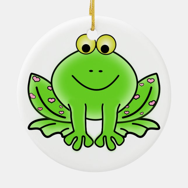 Frog Christmas Ornament (Back)