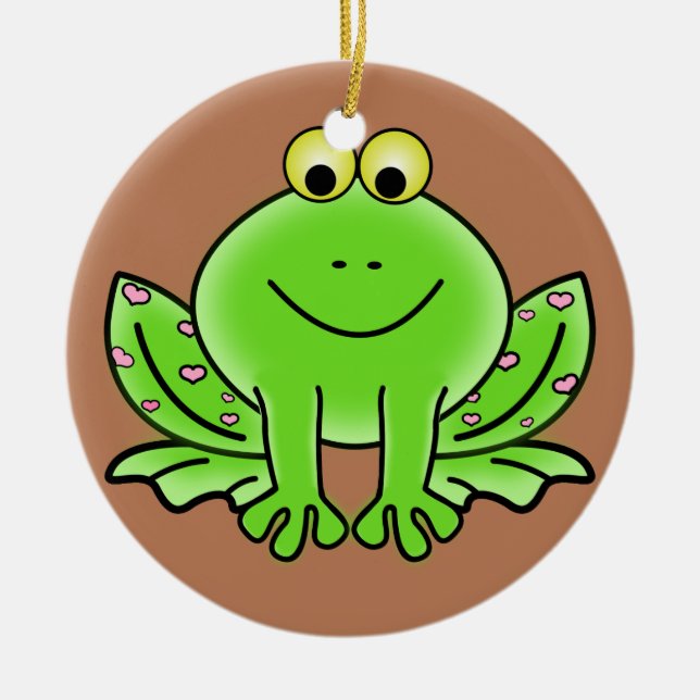 Frog Christmas Ornament (Front)