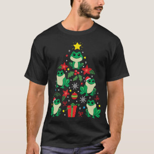 Frog Christmas Ornament Tree Funny Xmas Gift T-Shirt