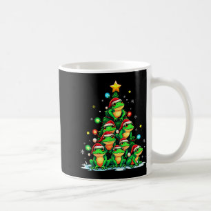 Frog Christmas Tree Funny Hopper Holiday Cute Frog Coffee Mug