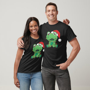 Frog Christmas Winter Animals Holiday Frogs T-Shirt