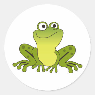 FROG CLASSIC ROUND STICKER
