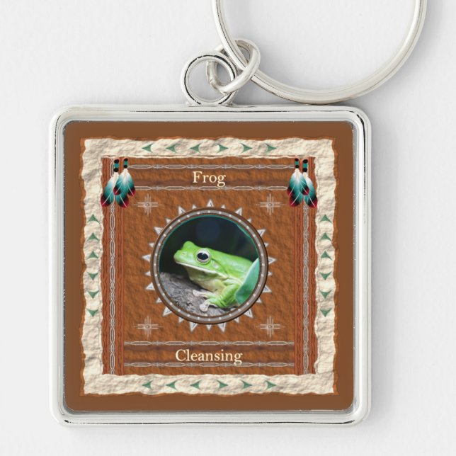 Frog Cleansing Energy Keychain (Front)