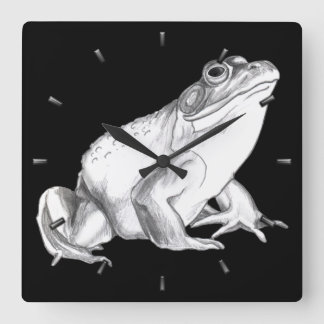 Frog Clock Bull Frog Wall Clocks & Wildlife Decor