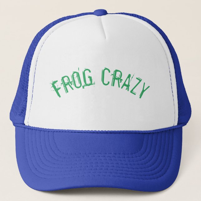 Frog Crazy Hat! Trucker Hat (Front)