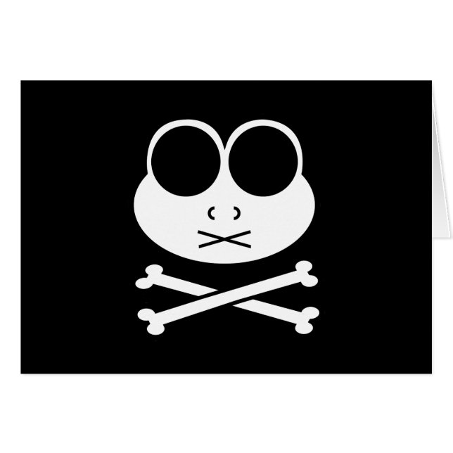 Frog Cross Bone (Front Horizontal)