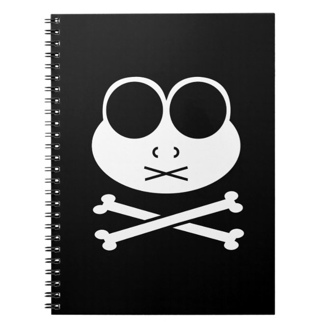 Frog Cross Bone Notebook (Front)