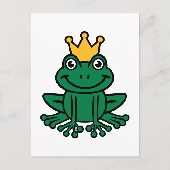 Frog crown postcard (Front)