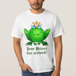 Frog Crown Your Prince has Arrived T-Shirt