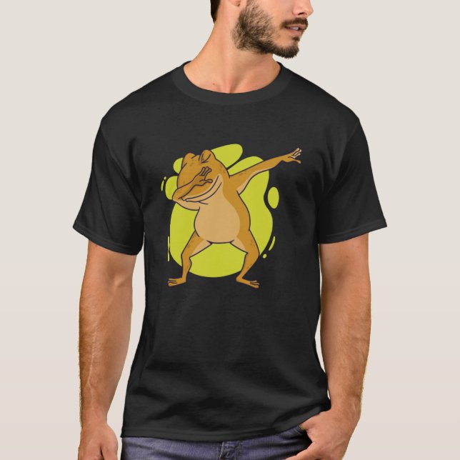 frog dab dabbing T-Shirt (Front)