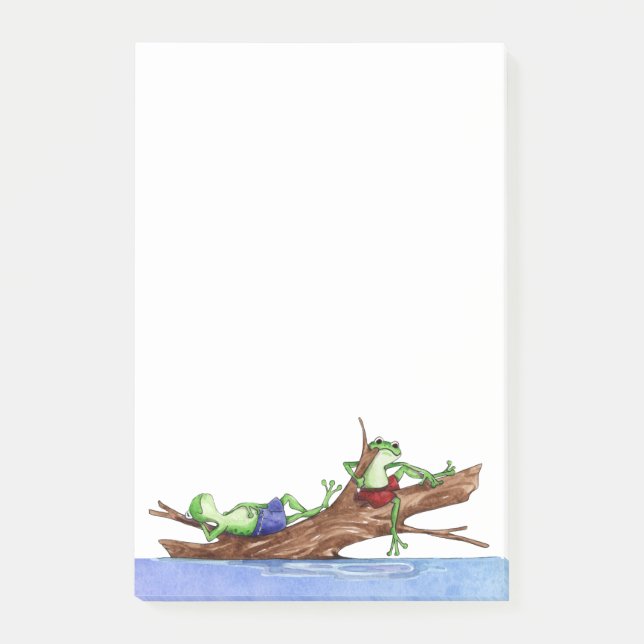 Frog Days of Summer Post-it Notes (Front)