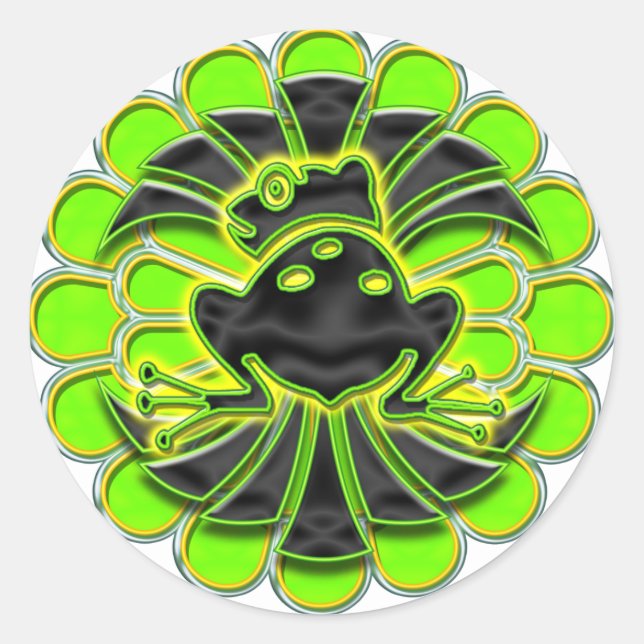 Frog Deco Stickers (Front)
