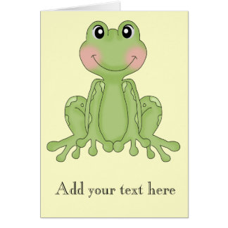 Frog design Notecards for Frog Collectors