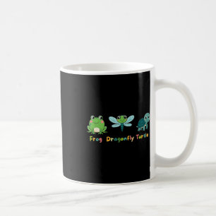 Frog Dragonfly Turtle Cute Kids Animal Friends  Coffee Mug