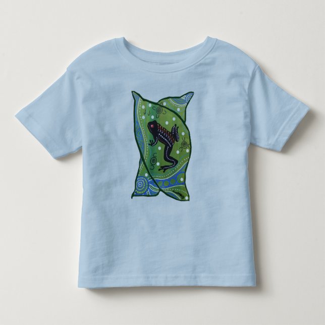 Frog Dreaming Toddler T-shirt (Front)