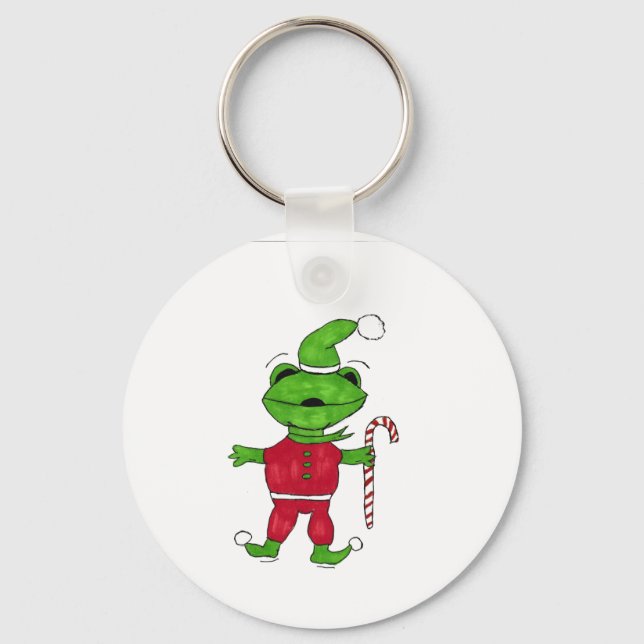 Frog Elf Keychain (Front)
