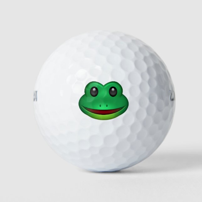 Frog - Emoji Golf Balls (Front)